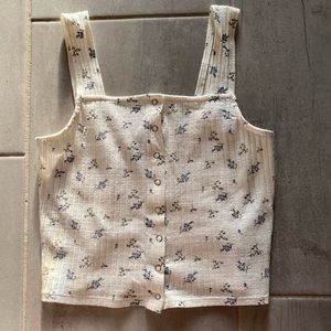 Cropped tank top